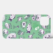 Patroon met voedsel Case-Mate iPhone case (Achterkant (horizontaal))