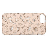 Patroon met voedsel Case-Mate iPhone case (Achterkant (Horizontaal))