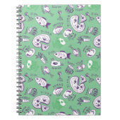 Patroon met voedsel notitieboek (Voorkant)