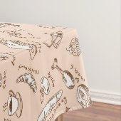 Patroon met voedsel tafelkleed (Voorbeeld)