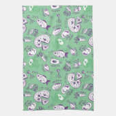 Patroon met voedsel theedoek (Verticaal)