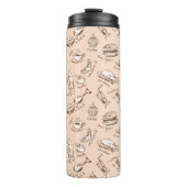 Patroon met voedsel thermosbeker (Voorkant)