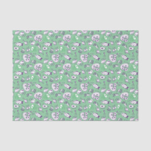 Patroon met voedsel tissuepapier