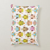 patroon met vogels accent kussen (Achterkant (Verticaal))