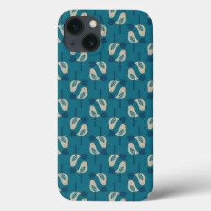 patroon met vogels Case-Mate iPhone case