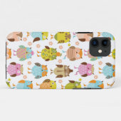 patroon met vogels Case-Mate iPhone case (Achterkant (horizontaal))