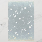  patroon met vogels en bladeren briefpapier (Voorkant)