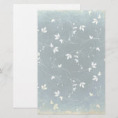  patroon met vogels en bladeren briefpapier (Voorkant / Achterkant)