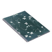 patroon met vogels en bladeren notitieboek (Rechterzijde)