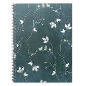 patroon met vogels en bladeren notitieboek (Voorkant)