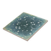  patroon met vogels en bladeren tegeltje (Zijkant)