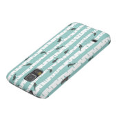 Patroon met vogels en bomen Case-Mate samsung galaxy hoesje (Onderkant)