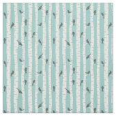 Patroon met vogels en bomen stof (Swatch)