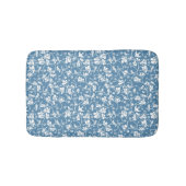 patroon met vogels en planten sierbloem badmat (Voorkant)