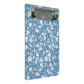 patroon met vogels en planten sierbloem mini klembord (Schuin)