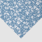 patroon met vogels en planten sierbloem tissuepapier (Detail)