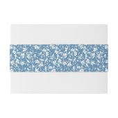 patroon met vogels en planten sierbloem uitnodigingen wikkel (Achterkant Voorbeeld)