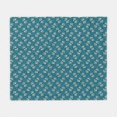 patroon met vogels fleece deken (Voorkant (Horizontaal))