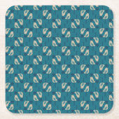 patroon met vogels kartonnen onderzetters (Voorkant)