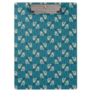 patroon met vogels klembord