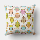 patroon met vogels kussen (Achterkant)