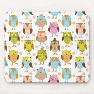 patroon met vogels muismat