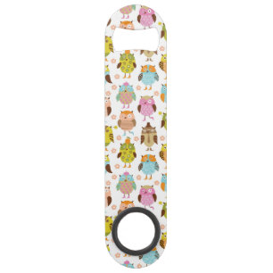 patroon met vogels speed flessenopener