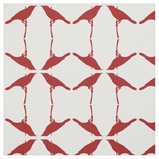 Patroon Met Vogels Stof (Swatch)