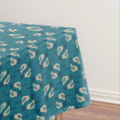 patroon met vogels tafelkleed (Voorbeeld)