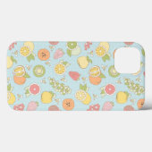 Patroon met vruchten en bessen Case-Mate iPhone case (Achterkant (horizontaal))