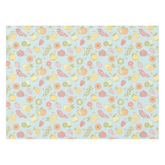 Patroon met vruchten en bessen tafelkleed (Voorkant (Horizontaal))