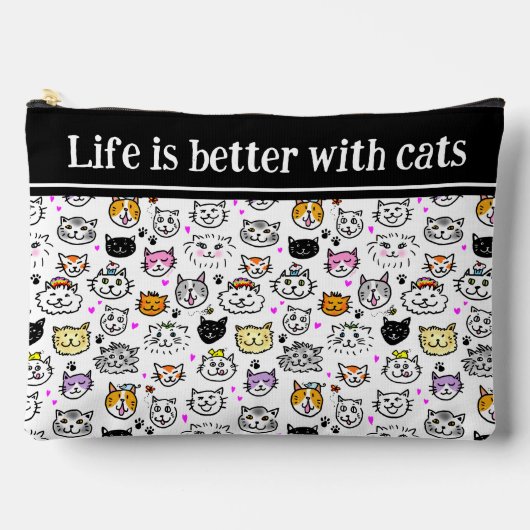 Patroon met wielkatten etui (Voorkant)