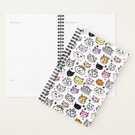 Patroon met wielkatten planner (Display)