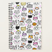 Patroon met wielkatten planner (Voorkant)