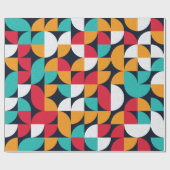 Patroon met willekeurige gekleurde driehoeken Gene Cadeaupapier (Vlak)