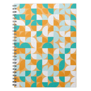 Patroon met willekeurige gekleurde driehoeken Gene Notitieboek
