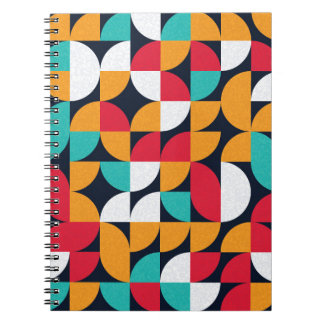 Patroon met willekeurige gekleurde driehoeken Gene Notitieboek