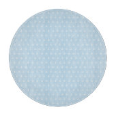 Patroon met witte ankers op blauw snijplank (Voorkant)