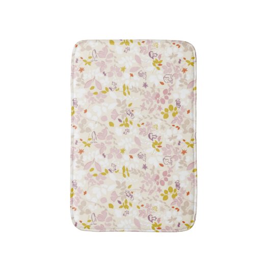 patroon met witte dieren badmat (Voorkant Verticaal)