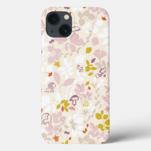 patroon met witte dieren iPhone 13 hoesje