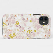 patroon met witte dieren Case-Mate iPhone case (Achterkant (horizontaal))