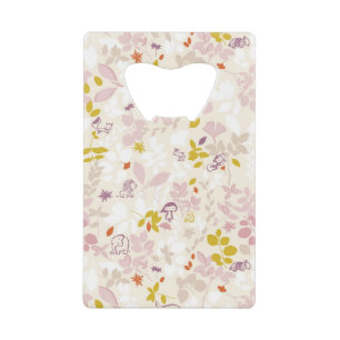 patroon met witte dieren creditkaart flessenopener