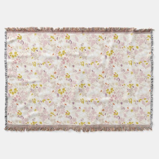 patroon met witte dieren deken (Voorkant)