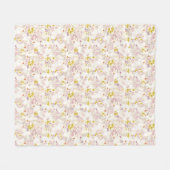 patroon met witte dieren fleece deken (Voorkant (Horizontaal))