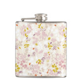 patroon met witte dieren heupfles (Voorkant)