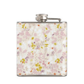 patroon met witte dieren heupfles (Achterkant)