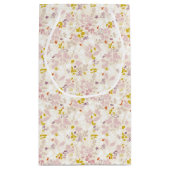 patroon met witte dieren klein cadeauzakje (Achterkant)