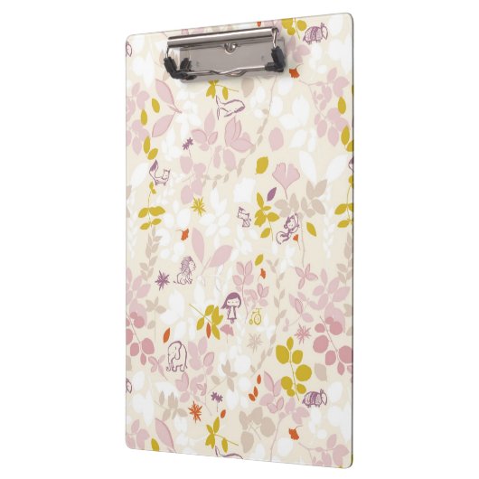 patroon met witte dieren klembord (Links)