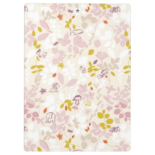 patroon met witte dieren klembord (Achterkant)