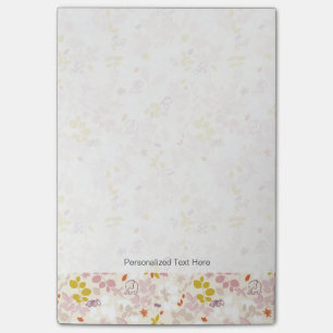 patroon met witte dieren post-it® notes